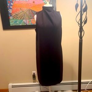 Adrienne Vittadini- Mock Neck Sleeveless Dress